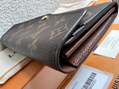 Louis Vuitton Sarah Wallet in Monogram and Brown  (RRP £505)