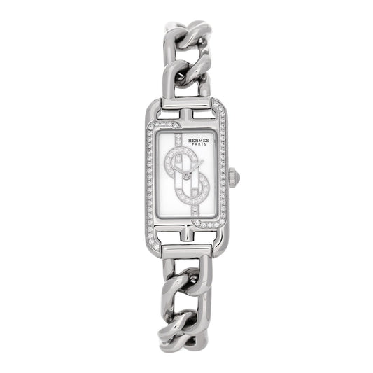 Stainless Steel Diamond Bezel 17mm Nantucket Quartz Watch
