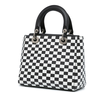 Dior Lady Dior Leather Shoulder Bag