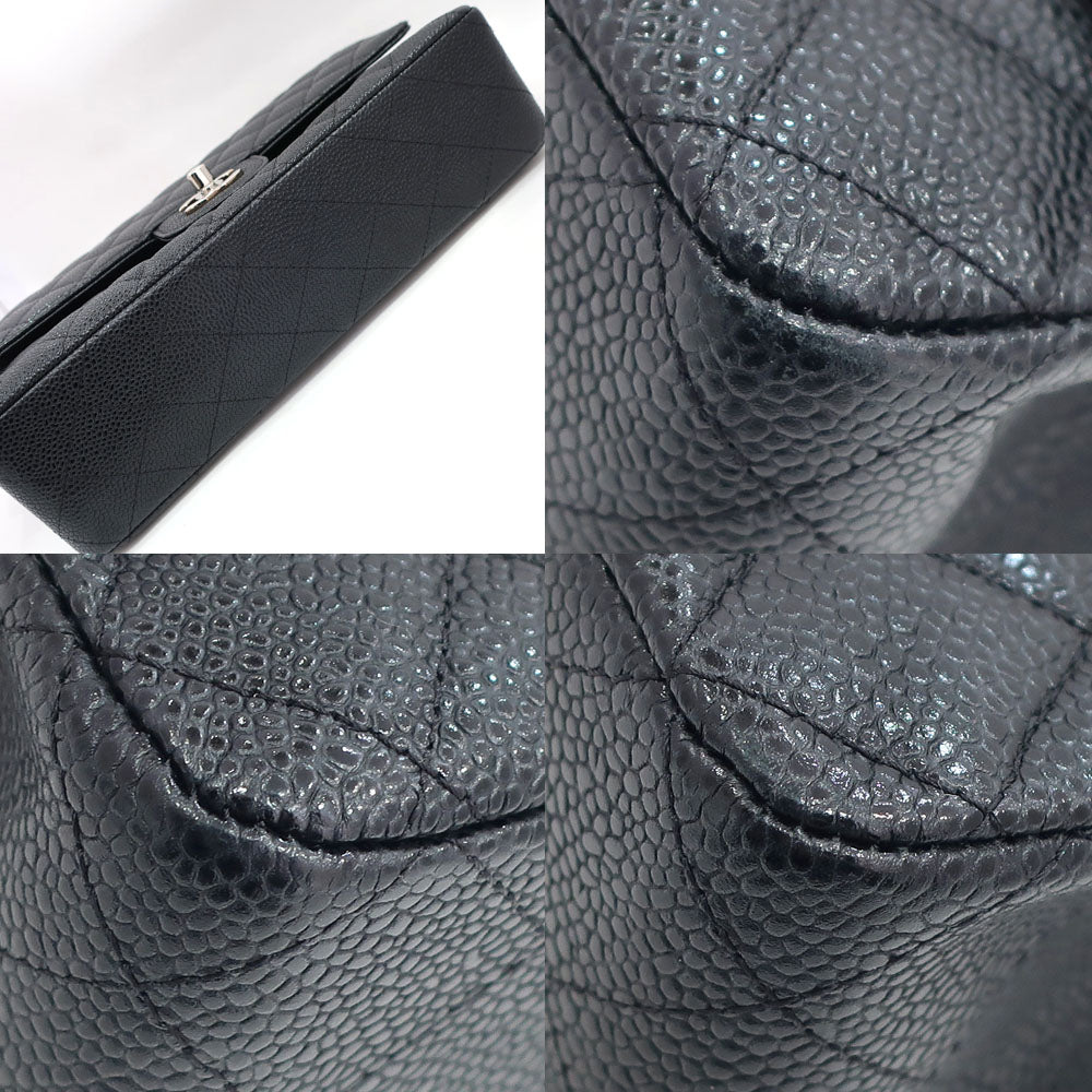 Chanel Flap Caviar Chain Shoulder Bag