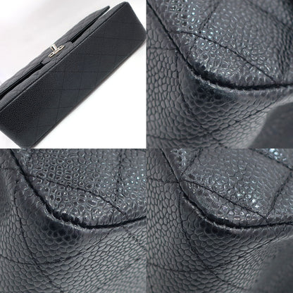 Chanel Flap Caviar Chain Shoulder Bag
