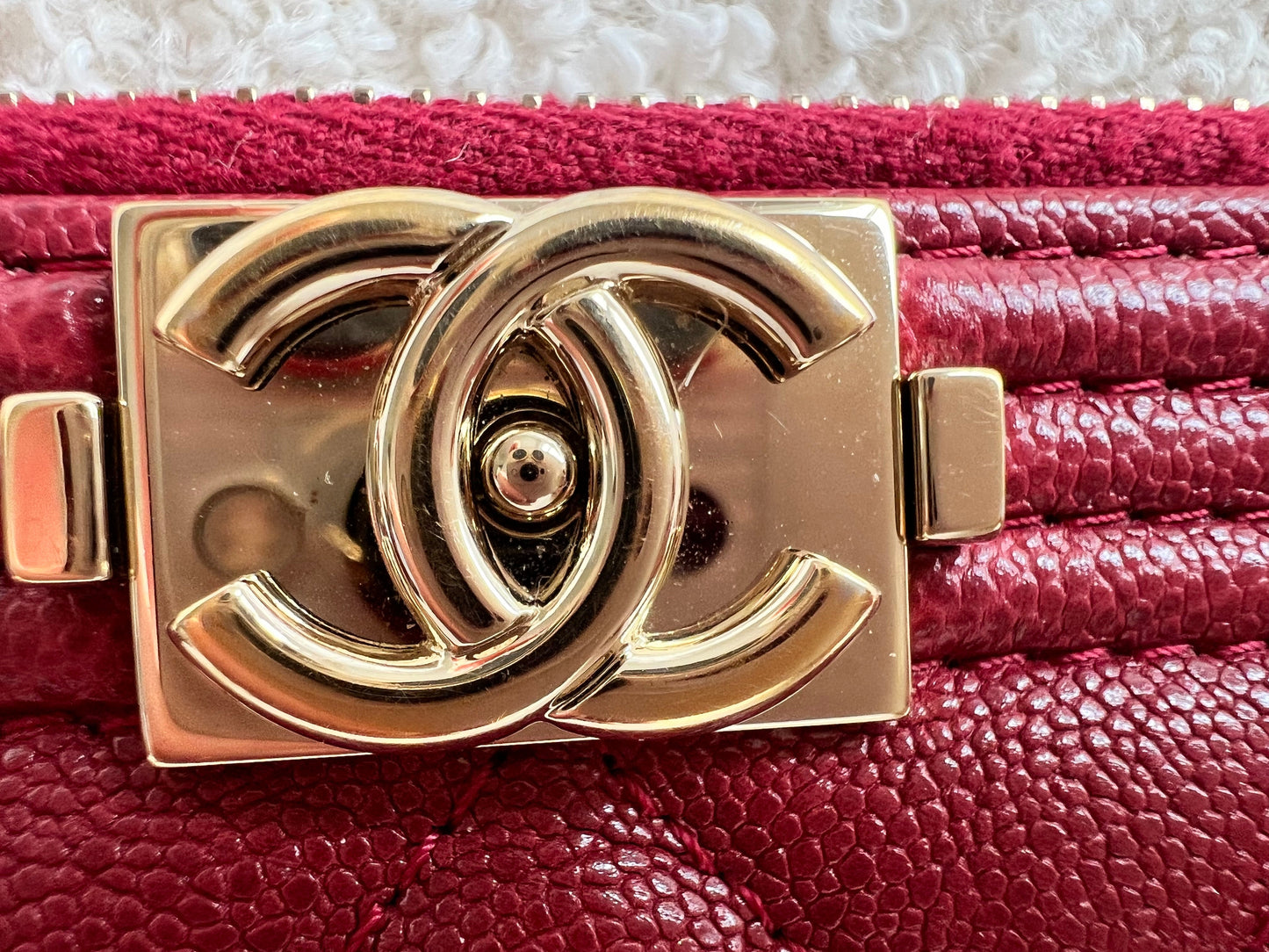 Chanel Boy Pink Zip pouch Mini Ocase (RRP £530)