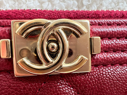 Chanel Boy Pink Zip pouch Mini Ocase (RRP £530)
