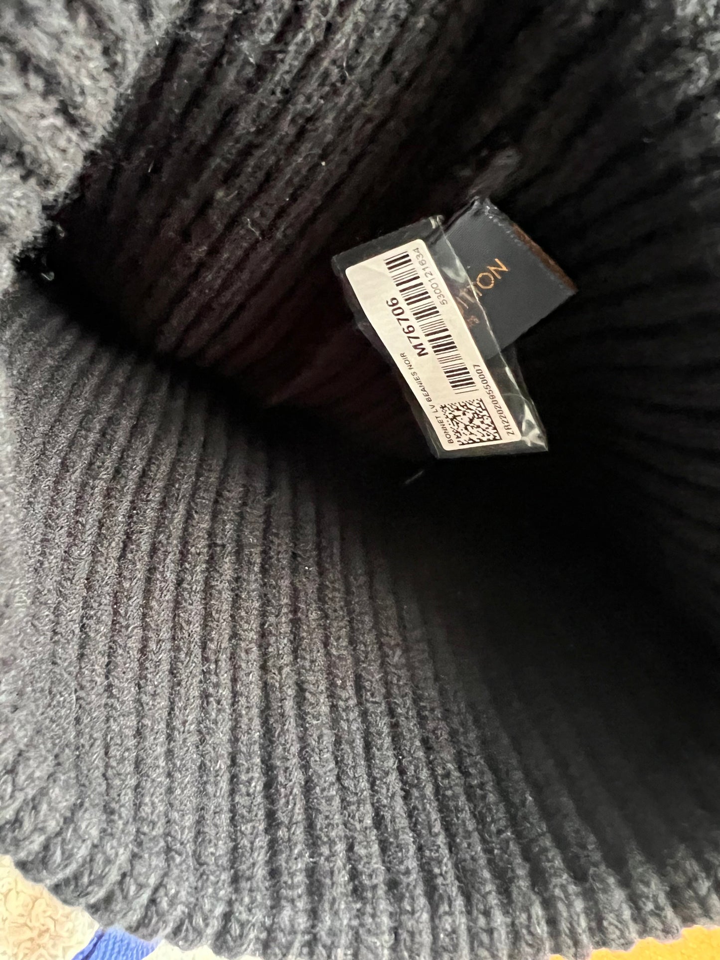 Louis Vuitton Black Beanie Noir