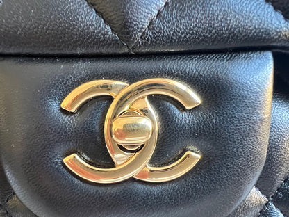 Chanel Jumbo Classic Flap in Black Lambskin Gold Hardware (RRP £9,830)