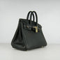 Luxury Hermes Birkin 25Cm Handbag 6068 Black Golden