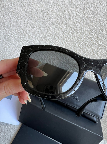 Chanel Black Embellished Sunglasses (RRP £640)