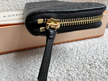 Louis Vuitton Clemence Wallet in Black Empreinte (RRP £545)