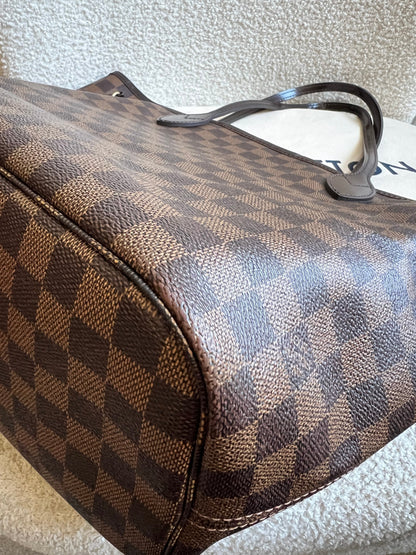 Louis Vuitton Neverfull MM Damier Ebene Rose Ballerine (RRP £1430)