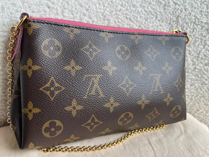 Louis Vuitton Pink and Monogram Pallas Pochette