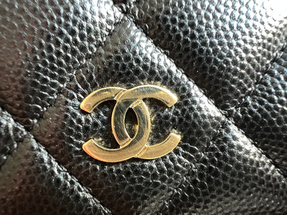 Chanel Black Caviar Wallet on Chain (RRP £2,930)