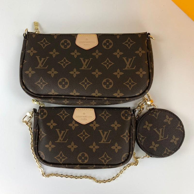 Makersluxe - Monogram Multi Pochette Crossbody Bag
