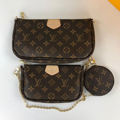 Makersluxe - Monogram Multi Pochette Crossbody Bag