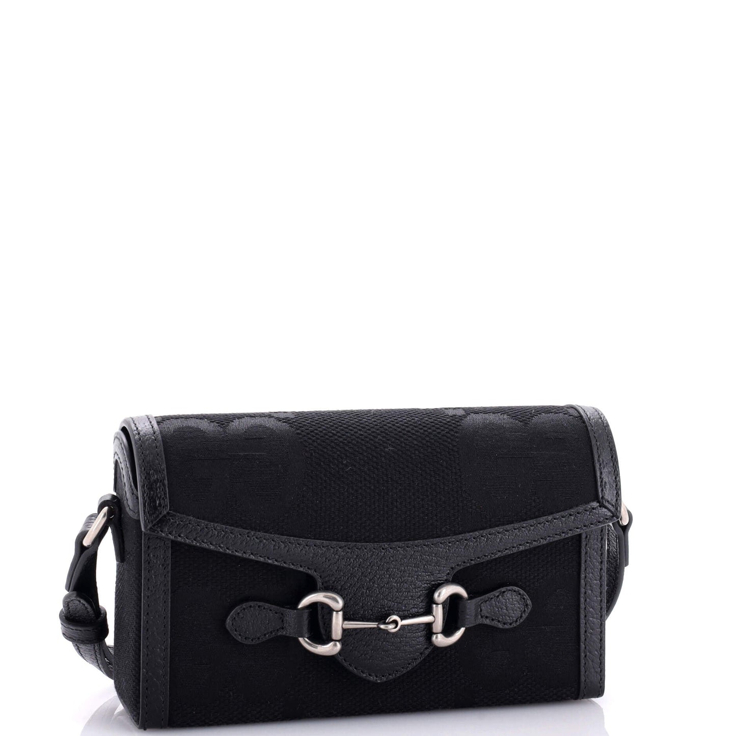 Horsebit 1955 Flap Crossbody Bag Jumbo GG Canvas Mini