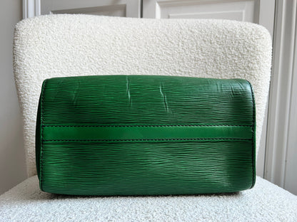 Louis Vuitton Speedy 30 Green Epi