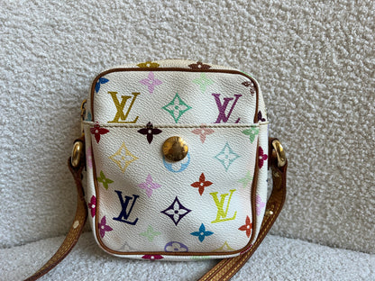 Louis Vuitton Rift Bag White Multicolore Takashi