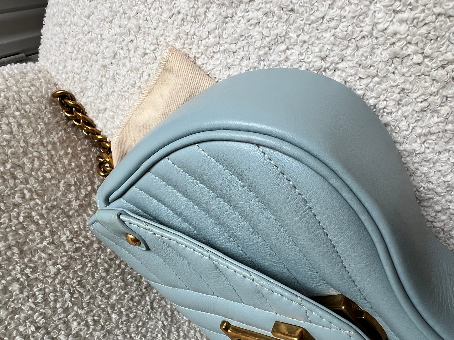 Louis Vuitton New Wave PM Bag in Light Blue