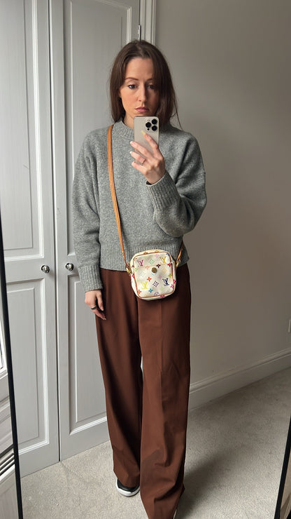 Louis Vuitton Rift Bag White Multicolore Takashi