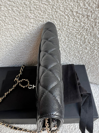 Chanel Black Caviar Wallet on Chain (RRP £2,930)