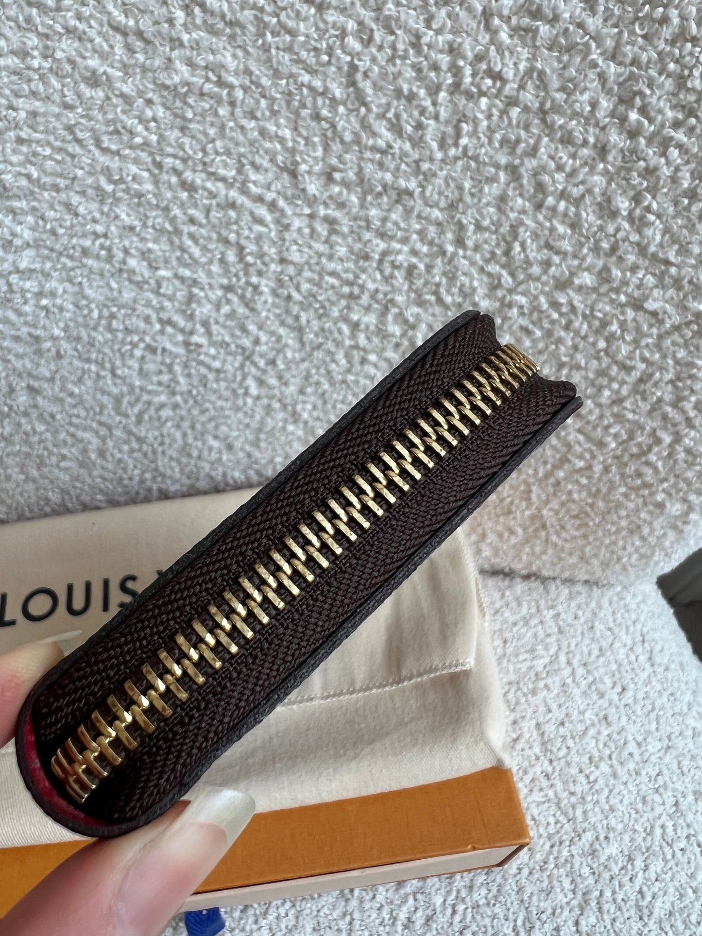 Louis Vuitton Clemence Wallet in Damier Ebene (RRP £450)