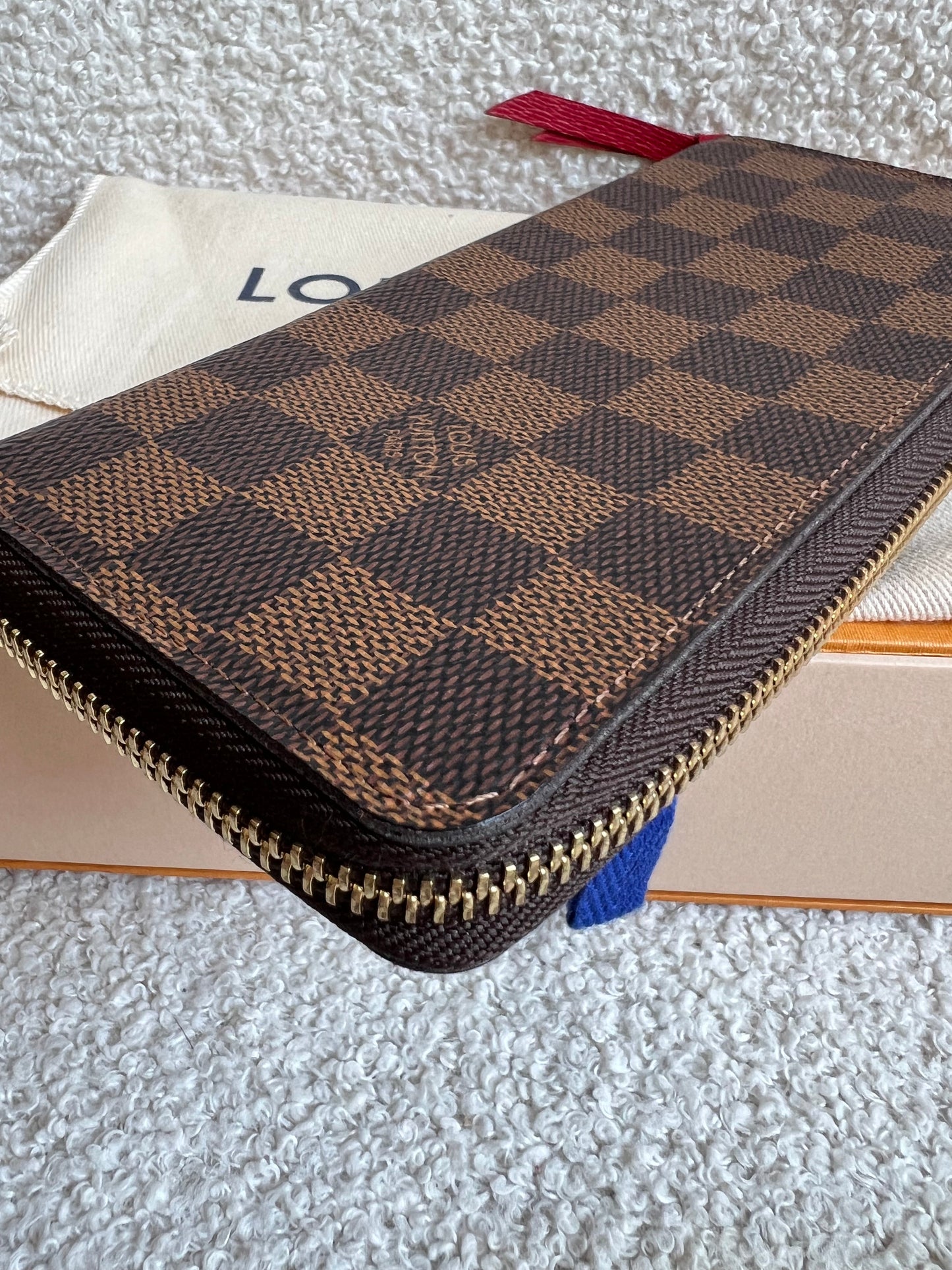 Louis Vuitton Clemence Wallet in Damier Ebene (RRP £450)