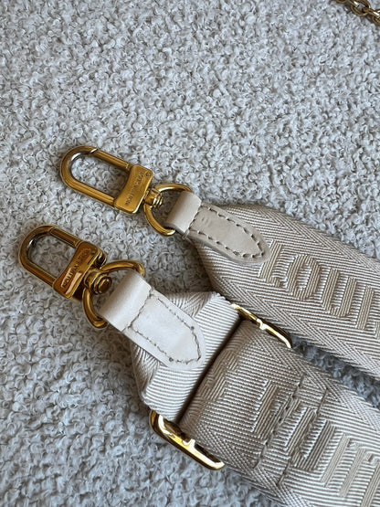Louis Vuitton Cream Empreinte Petite Malle Souple Bag (RRP £2420)