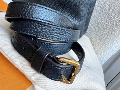 Louis Vuitton Capucines MM Black with Silver Hardware (RRP £4,350)