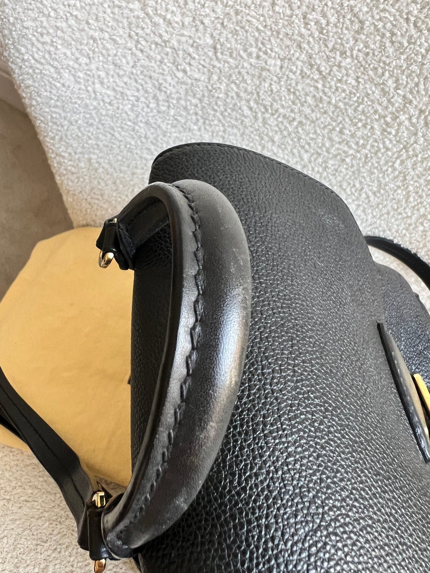 Louis Vuitton Montsouris Backpack Black Empreinte