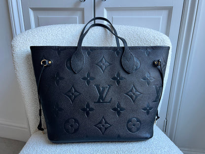 Louis Vuitton Neverfull MM Black Empreinte (RRP £1,970)