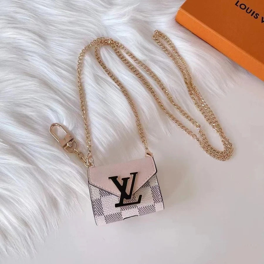 Luxury Magnetic Closure AirPods Case LV Style