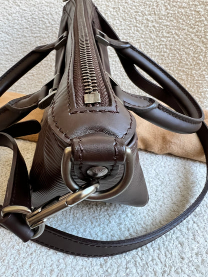 Louis Vuitton Dhanura PM Dark Brown Epi Leather