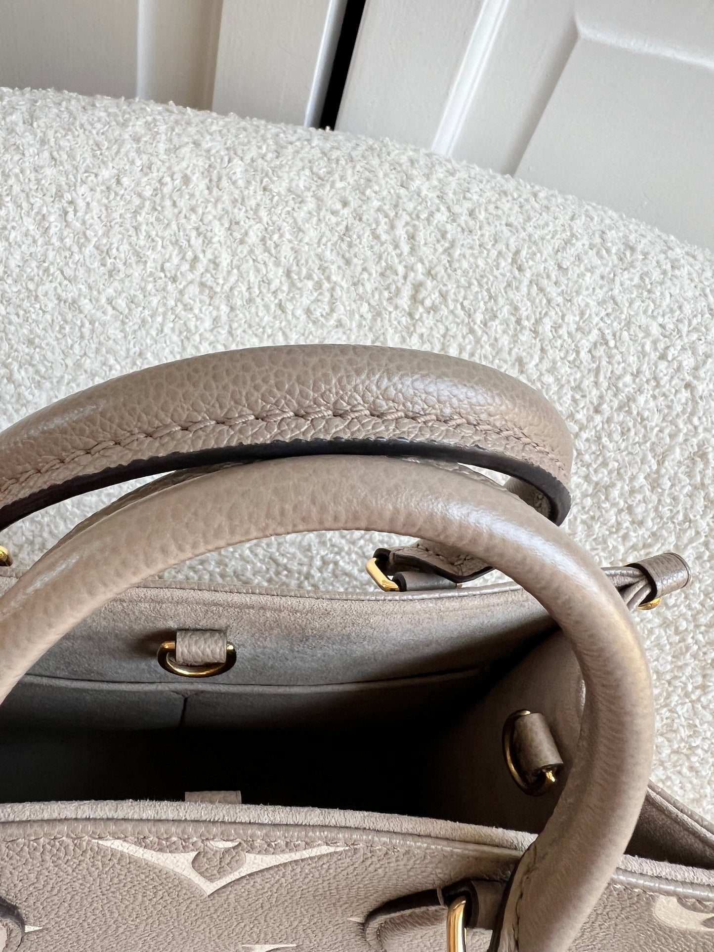 Louis Vuitton On the Go Bicolour PM Empreinte (RRP £2,520)
