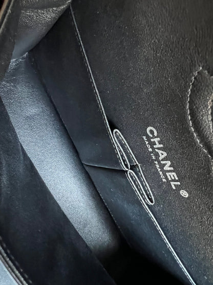 Chanel Medium Classic Flap in Black Patent Leather