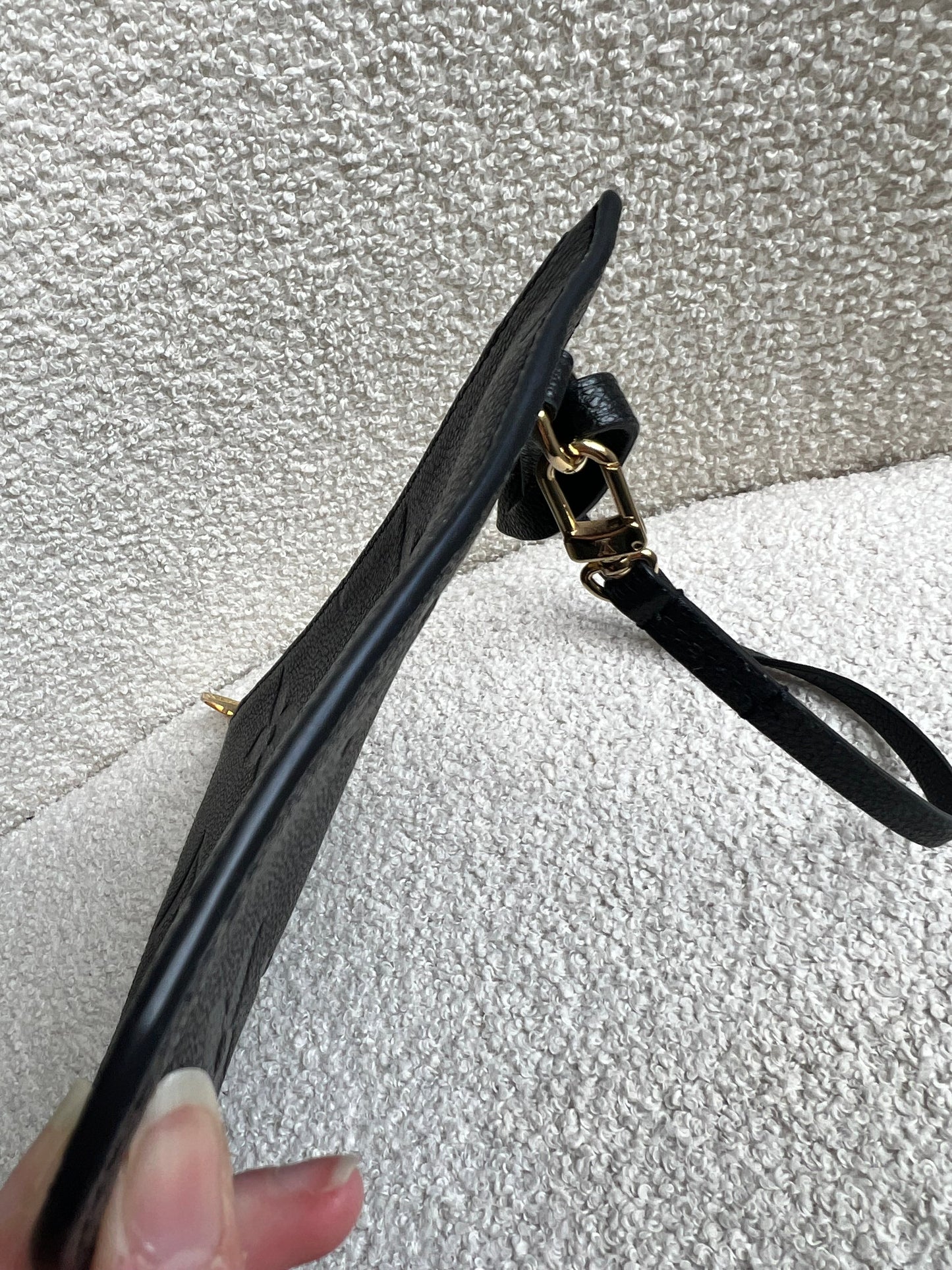 Louis Vuitton Pouch (from Neverfull) Black Empreinte