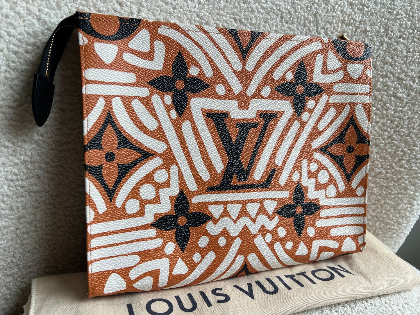 Louis Vuitton Crafty Toiletry Pouch 26 Creme Caramel