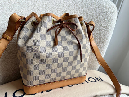 Louis Vuitton Petit Noe Bucket Bag Damier Azur (RRP £1,490)