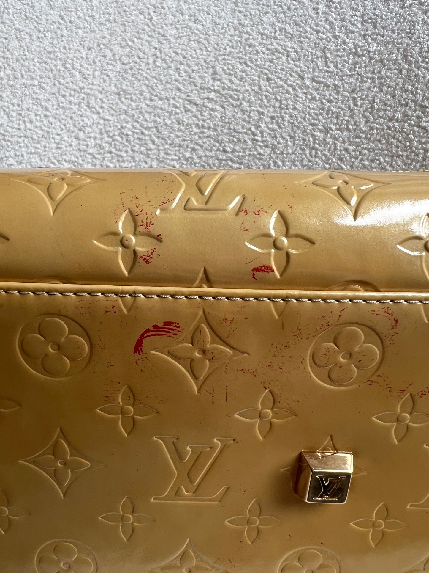 Louis Vuitton Tompkins Square Bag Pearl Monogram Vernis
