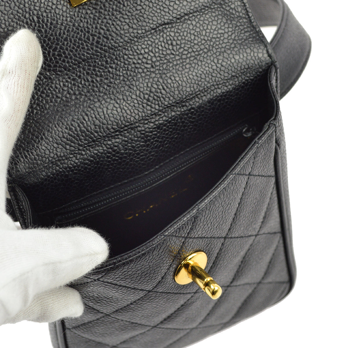 Chanel Caviar Black Luxury Handbag Style
