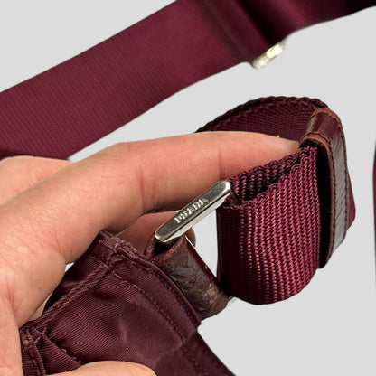Prada Milano 00’s Nylon Rectangle Crossbody Bag