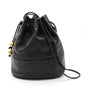 Chanel Black Lambskin Bucket Shoulder Bag
