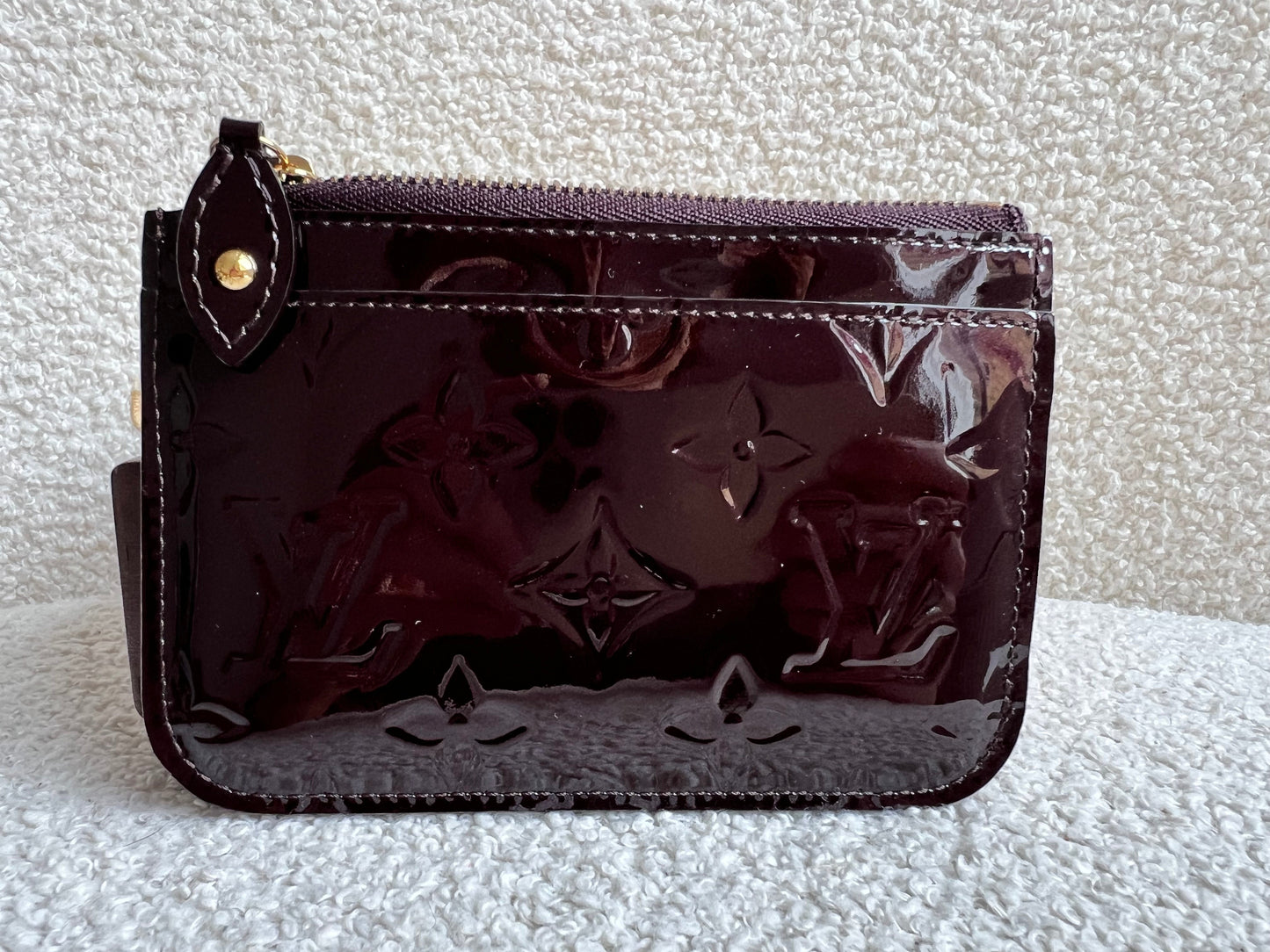 Louis Vuitton Amarante Vernis Key Pouch