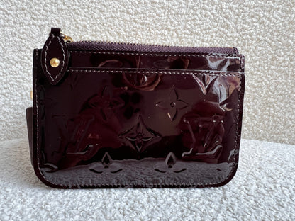 Louis Vuitton Amarante Vernis Key Pouch