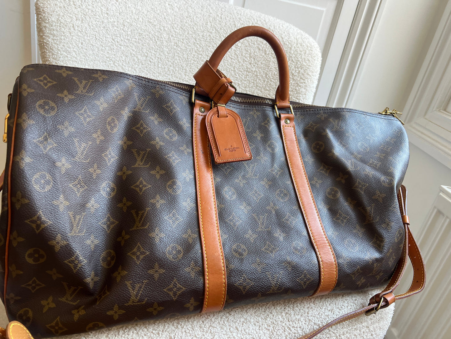 Louis Vuitton Vintage Keepall Bandouliere 60