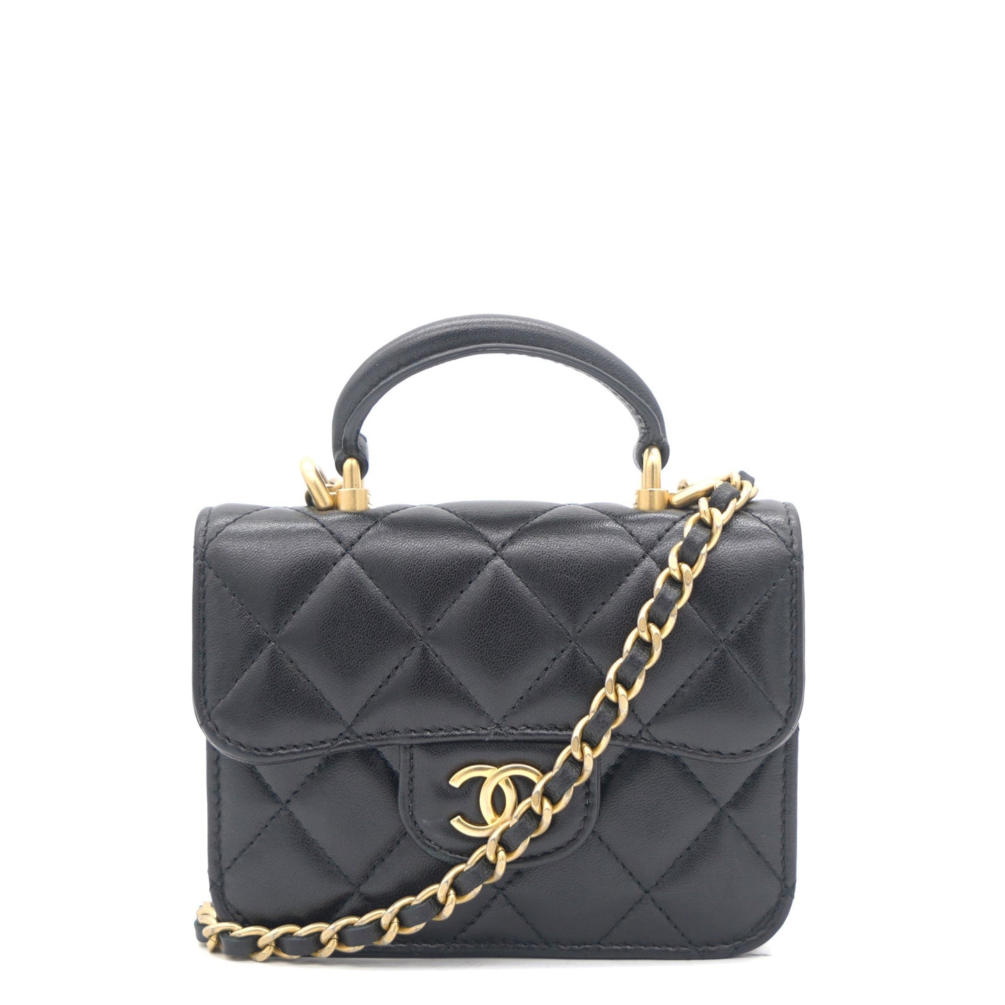 Chanel Classic Flap Quilted Leather Black Shoulder Bag