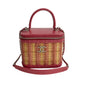 Chanel CC Raffia Vanity Case Natural Crossbody Bag in