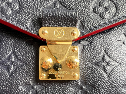 Louis Vuitton Pochette Metis Marine Rouge Empreinte (RRP £2,200)