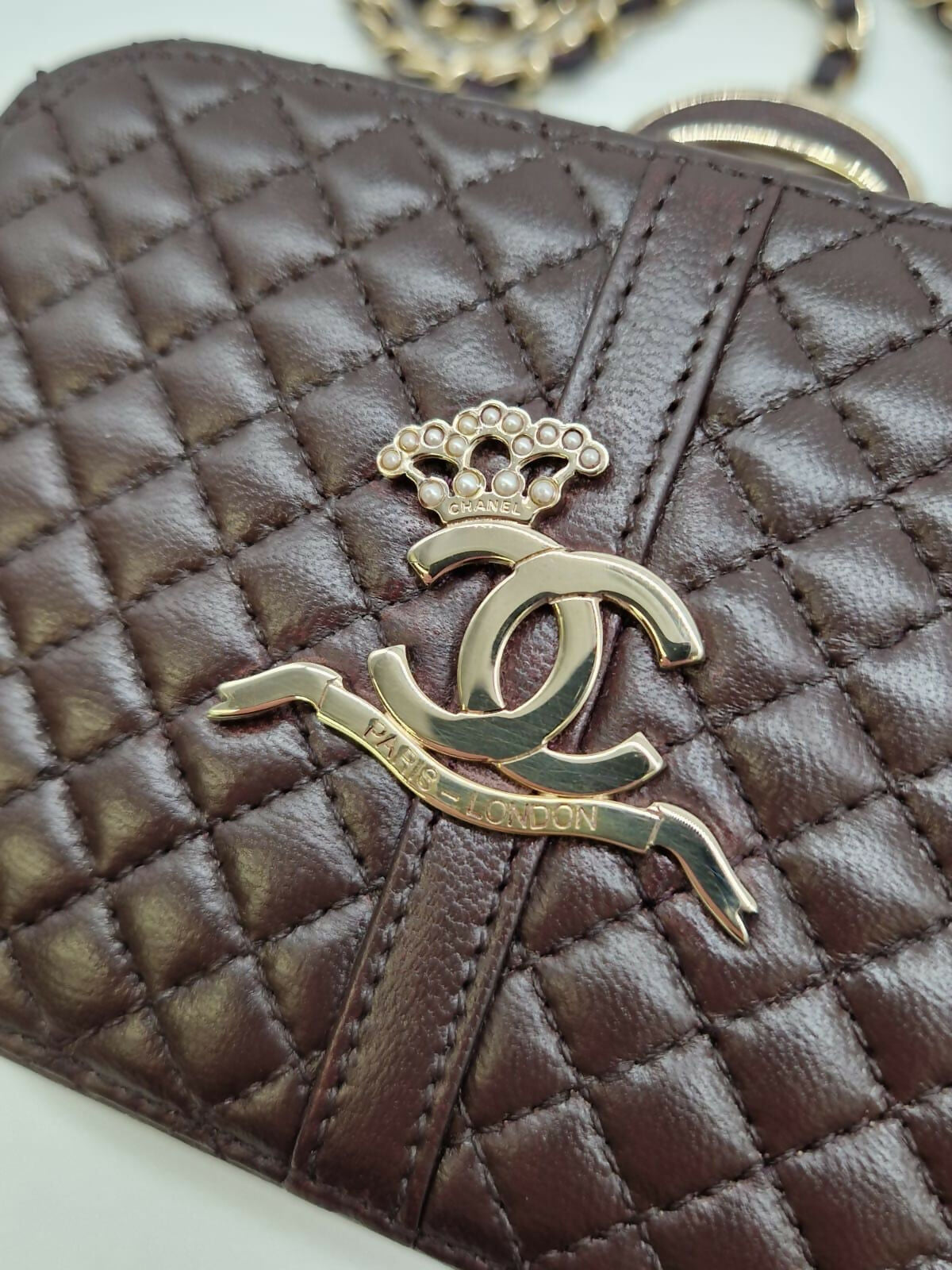 Chanel 2008 Micro Paris-London Clutch Bag