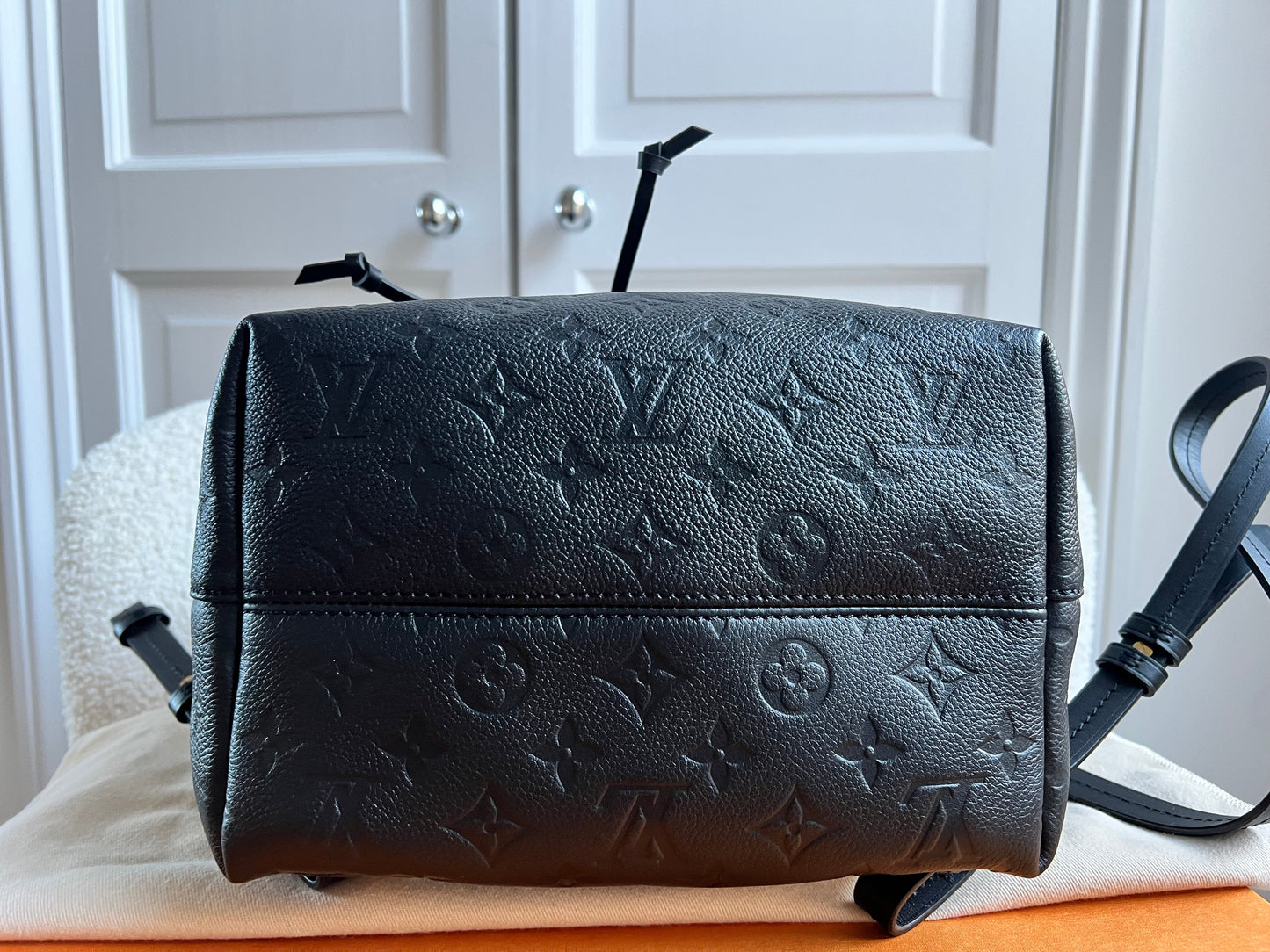 Louis Vuitton Montsouris Backpack Black Empreinte (RRP £2170)
