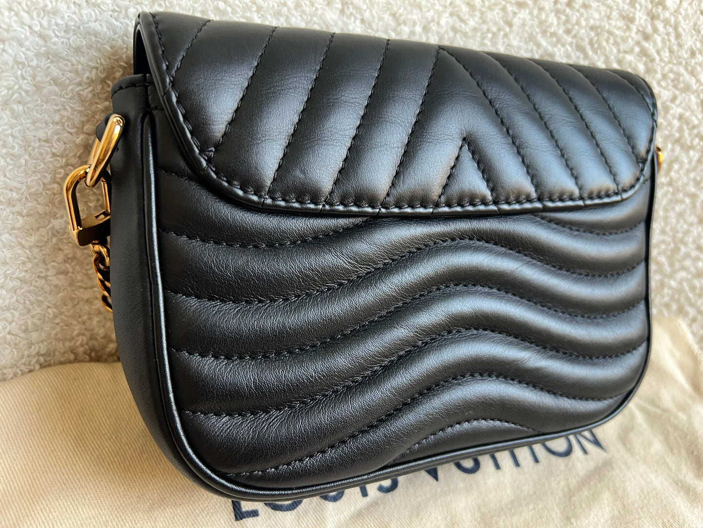 Louis Vuitton Black New Wave Multi Pochette (RRP £2070)