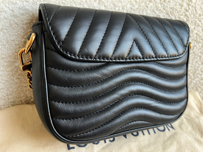 Louis Vuitton Black New Wave Multi Pochette (RRP £2070)